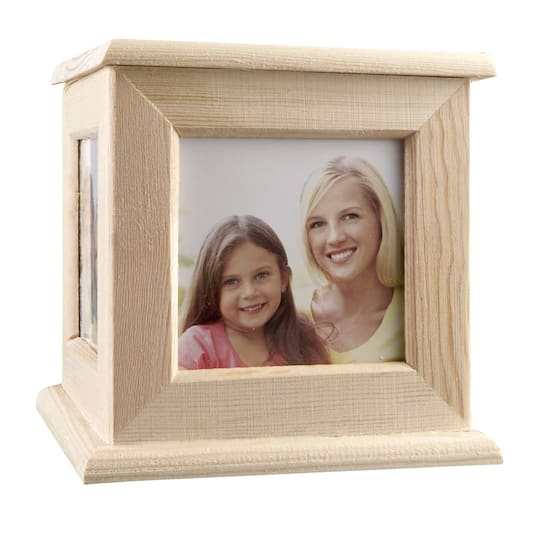 Michaels, 5" 4-Sided Wood Photo Caddy by Make Market® – Category: Unfinished Frames